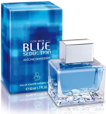 Antonio Banderas Blue Seduction Меп edt 100ml (стильний, неймовірно привабливий і сексуальний парфюм) 75095069 фото