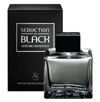 Antonio Banderas Seduction in Black for men 100ml ( хвилюючий, сексуальний, теплий аромат) 33066847 фото
