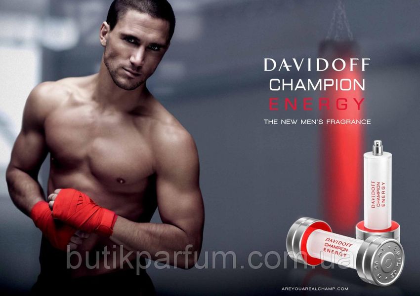 Champion Energy Davidoff 90ml edt (мужественный, энергичный, бодрящий аромат для чемпионов) 46813847 фото