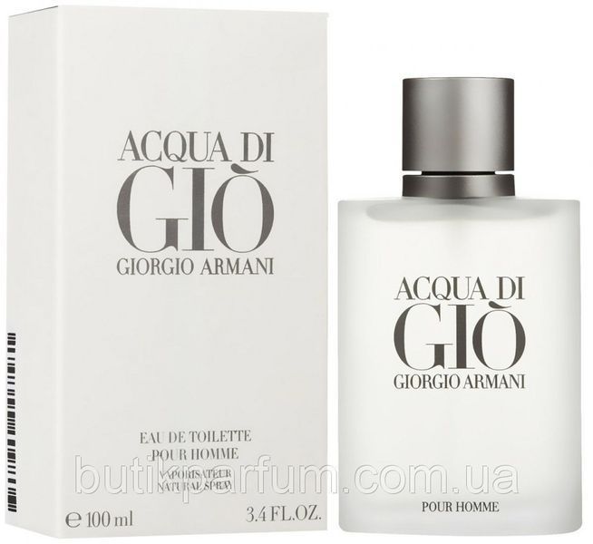 Armani Acqua di Gio Pour Homme edt 100ml Чоловіча Туалетна Вода Джорджіо Армані Аква Ді Джіо 48370524 фото