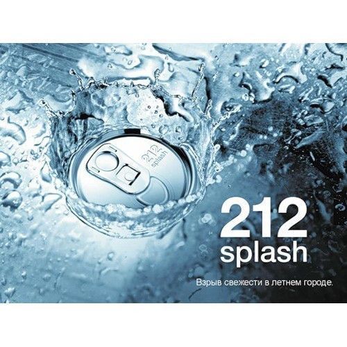 212 Splash for Women Carolina Herrera 60ml edt (яскравий, енергійний,веселий, життєрадісний) 48952146 фото