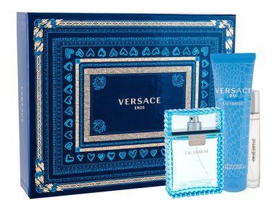 Versace Man Eau Fraiche Чоловічий Набір edt/100ml+sh/gel/150ml+edt/10ml) Версаче Людина Прісної Води 1502875651 фото