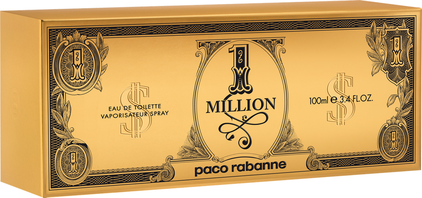 Paco Rabanne 1 Million Dollar edt 100ml Пако Рабан Ван Мільйон Долларс 95152019 фото