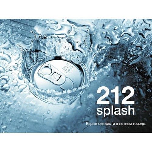 Carolina Herrera 212 Splash Women 60ml edt (яркий, игривый, бодрящий, жизнерадостный) 48952714 фото