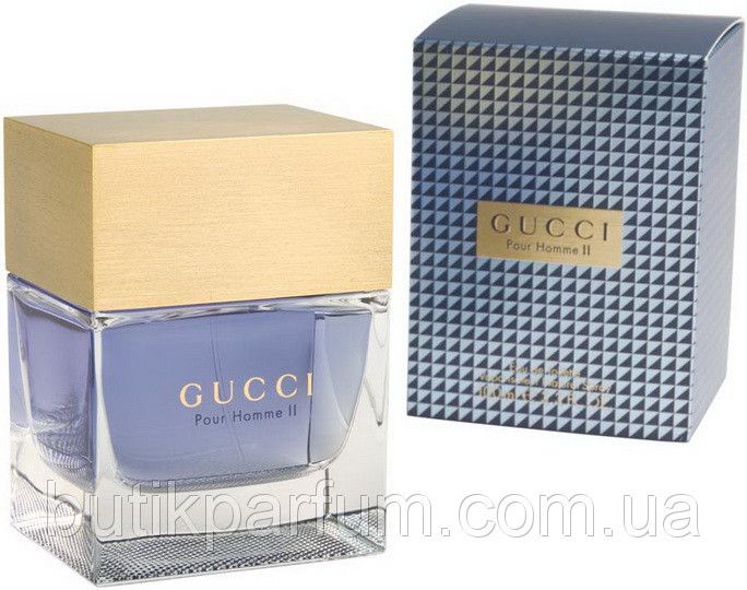 Мужская Туалетная Вода Gucci Pour Homme II 100ml edt Гуччи Пур Хом 2 (роскошный, мужественный, харизматичный) 74645096 фото