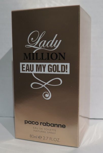 Paco Rabanne Lady Million Eau My Gold 80ml edt (Розкішний жіночий парфум для жіночних і яскравих жінок) 79979832 фото
