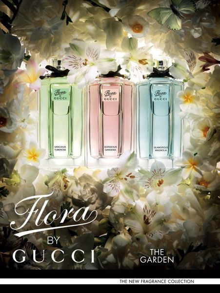 Flora by Guсci Glamorous Magnolia edt 100ml (Притягальний квітково-зелений для ніжних, витончених дівчат) 1502856265 фото