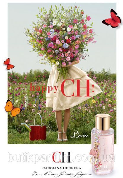 Женская туалетная вода СН L`Eau Carolina Herrera (нежный и жизнерадостный цветочный аромат) 31752099 фото