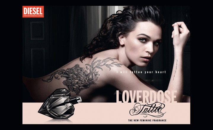 Женские духи Diesel Loverdose Tattoo 75ml edt Дизель Ловердоз Тату (яркий, сексуальный, дерзкий) 45422453 фото