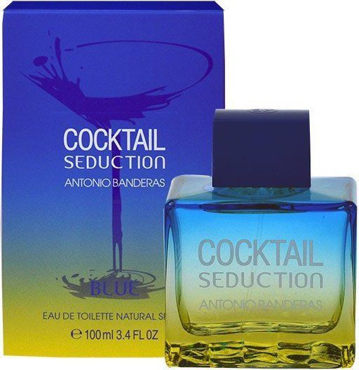 Antonio Banderas Cocktail Blue Seduction Men 100ml edt ( энергичный, динамичный, свежий) 59581460 фото