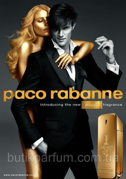 Paco Rabanne 1Million Intense 100ml edt (Роскошный парфюм покоряет с первого взгляда и привлекает женщин) 80044110 фото