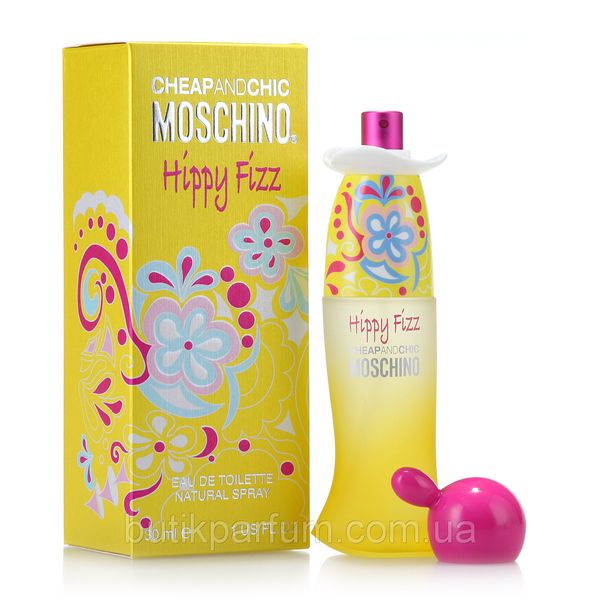 Женские Духи Moschino Hippy Fizz 100ml edt (Оптимистический парфюм с характером легкого кокетства и флирта) 40718664 фото