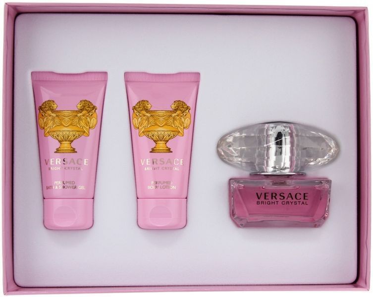 Versace Bright Crystal Набір (edt/50ml + b/l/50ml + sh/gel/50ml) Версаче Яскравий кристал 1502875459 фото
