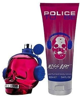 Подарочный набор Police To Be Miss Beat Полис Ту Би Мисс Бит (edp/75ml + b/lot/100ml) 1502869636 фото