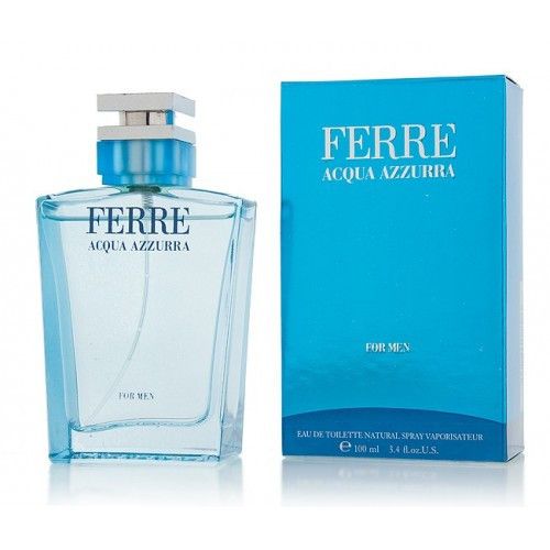 Мужской парфюм Ferré Acqua Azzurra Men 100ml edt (сильный, роскошный, загадочный, мужественный) 48366522 фото