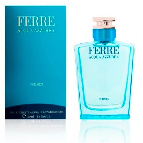 Мужской парфюм Ferré Acqua Azzurra Men 100ml edt (сильный, роскошный, загадочный, мужественный) 48366522 фото