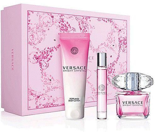 Versace Bright Crystal Набір (edt/90ml + sh/gel/150ml + edt/10ml) Версаче Яскравий кристал 1502875464 фото