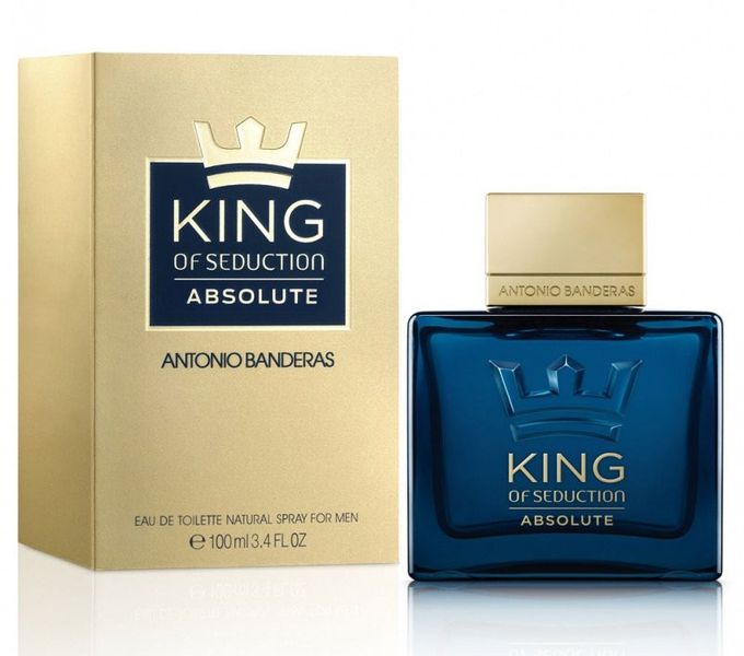 King of Seduction Absolute Antonio Banderas 100ml edt (древесный, ароматический, свеже-пряный аромат) 234322568 фото