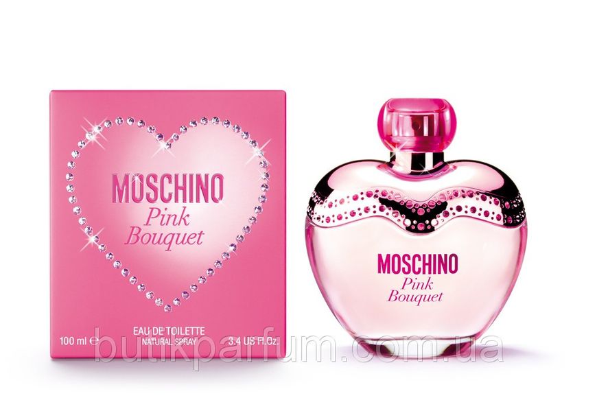 Moschino Pink Bouquet edt 100ml (Солодкі фруктово-квіткові ноти чудово звучать спекотним літом і яскравою навесні) 78821236 фото