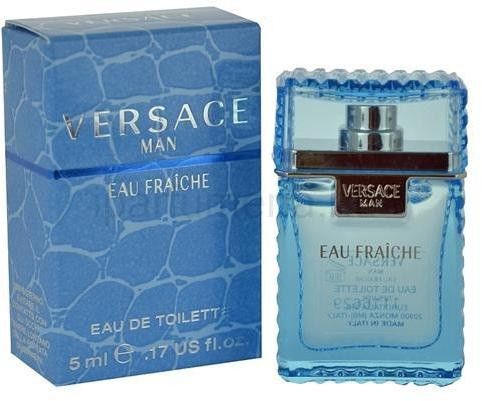 Мініатюра парфумів для чоловіків Versace Man Eau Fraiche 5ml edt (свіжий, мужній, чуттєвий) 124023222 фото