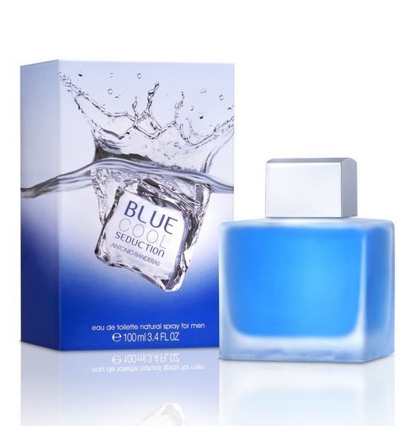 Antonio Banderas Blue Cool Seduction edt 100ml (стильний, деревно-фужерний і освіжаючий аромат для чоловіків) 75385598 фото