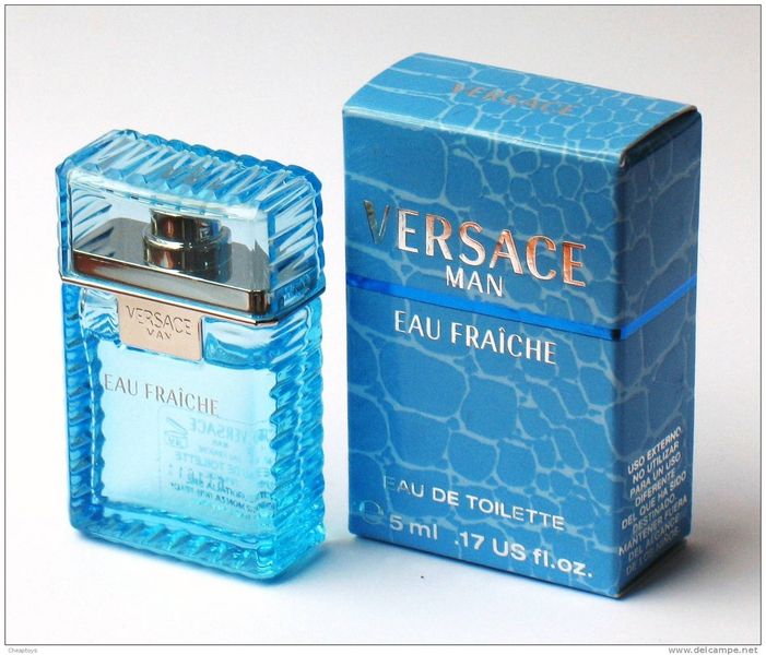 Мініатюра парфумів для чоловіків Versace Man Eau Fraiche 5ml edt (свіжий, мужній, чуттєвий) 124023222 фото