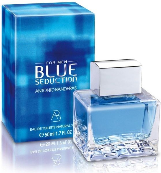 Antonio Banderas Seduction Blue Мen 100ml (взрывной, обольстительный, древесно-свежий аромат) 33064460 фото