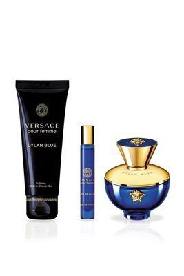 Versace Dylan Blue Набір (edp/100ml + edp/10ml + b/lot/150ml) Версаче Ділан Блю 1502875640 фото