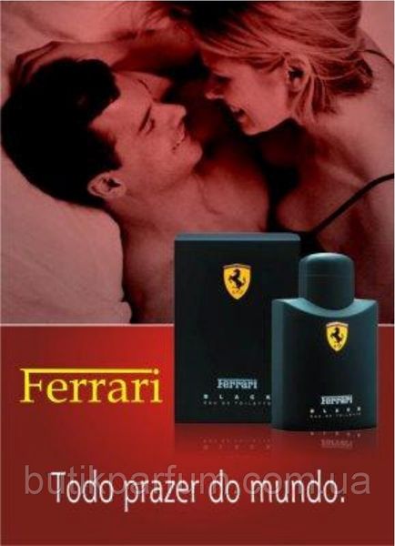 Ferrari Black Men 125ml edt Феррарі Блек Мен (бадьорий, свіжий, мужній, класичний) 43136720 фото
