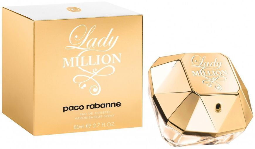 PACO RABANNE LADY MILLION EAU DE TOILETTE 80ml EDT ПАКО РАБАН ЛЕДИ МИЛЛИОН О ДЕ ТУАЛЕТ ТУАЛЕТНАЯ ВОДА 401925504 фото